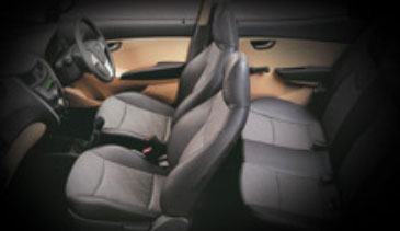 Hyundai Eon - Ergonomically designed seats