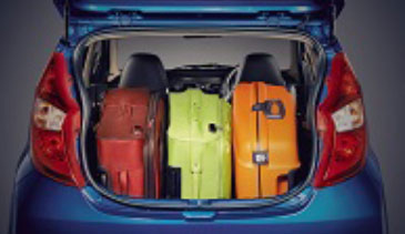 Hyundai Eon - Luggage space