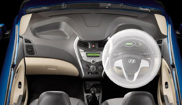 Hyundai Eon - Additional protection to the driver