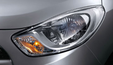 Hyundai i10 - Wraparound headlamps