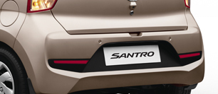 New Santro - Dual Tone Bumpers